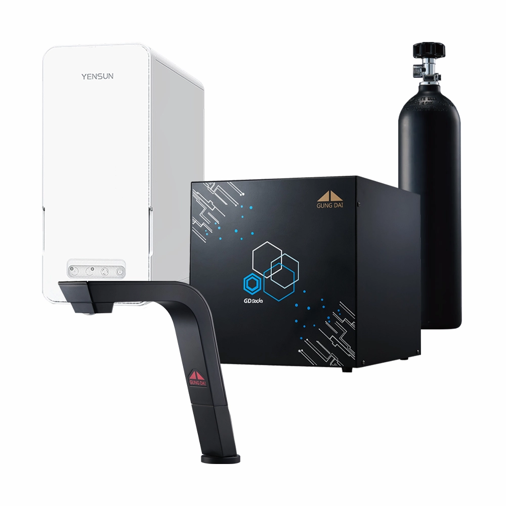 宮黛GD-SODA 廚下型 智慧飲水機(冰+冷+熱+氣泡水)+元山YS-8061 600G直輸