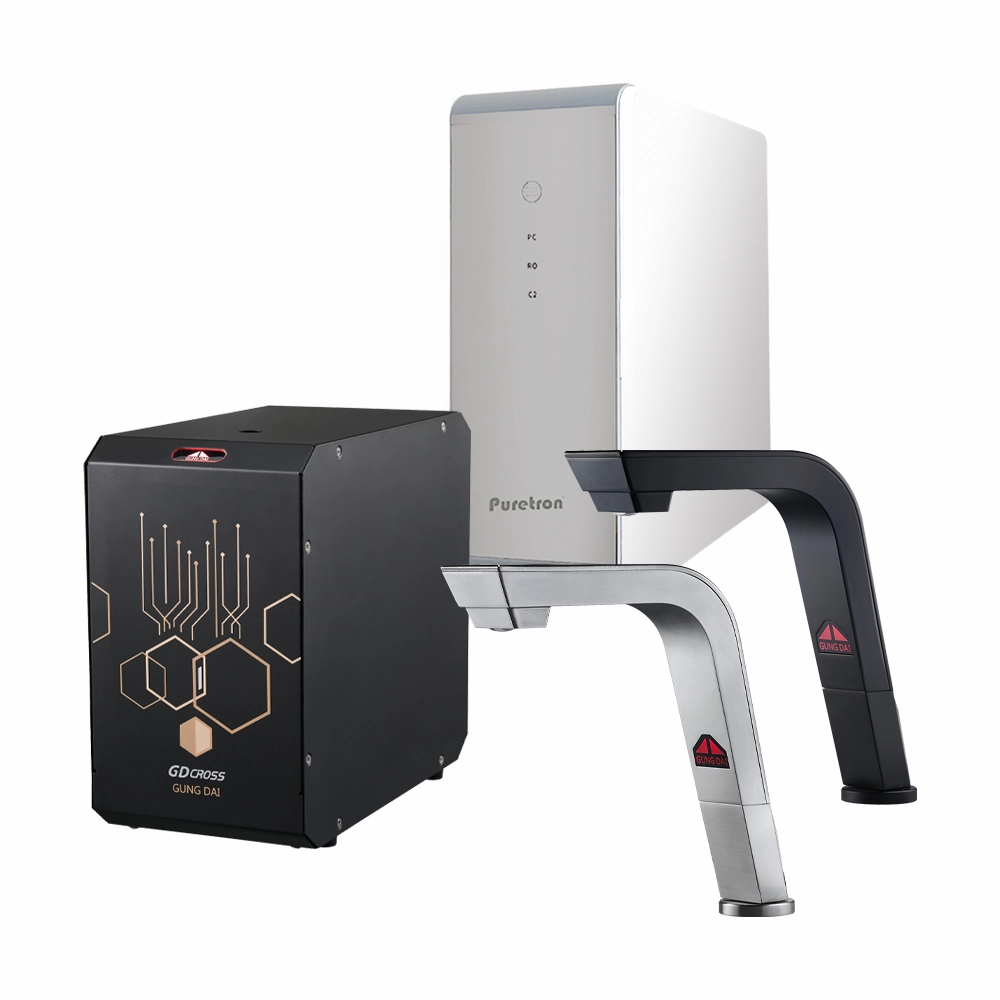 宮黛GD-CROSS 節能可控溫 雙溫廚下型飲水機搭配普立創 DF-400+ 直輸機【免費安裝】【24期零利率】