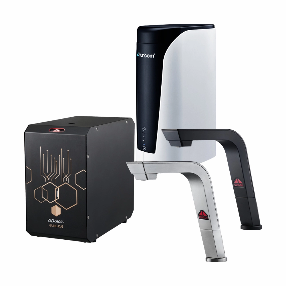 宮黛GD-CROSS 節能可控溫 雙溫廚下型飲水機搭配普家康 CDA-DM 600G直輸機【免費安裝】【24期零利率】