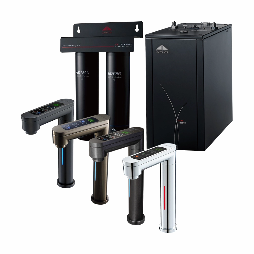 宮黛GD-600 節能可控溫 雙溫廚下型飲水機搭配原廠二道淨水器【免費安裝】【6期零利率】