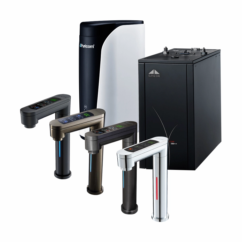 宮黛GD-600 節能可控溫 冷熱二溫廚下型飲水機+搭配普家康CDA直輸機【免費安裝】