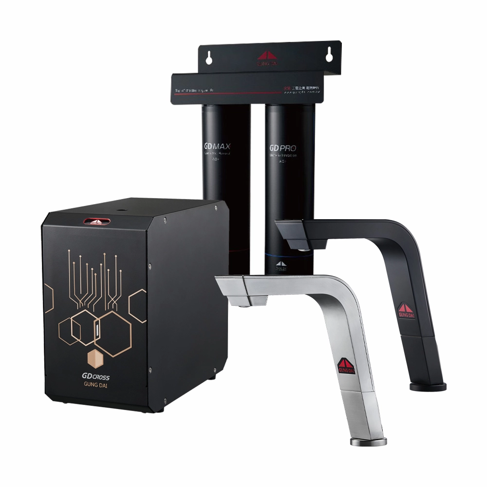 【歡迎私訊驚喜價】宮黛GD-CROSS 節能可控溫 雙溫廚下型飲水機+搭配原廠二道淨水器