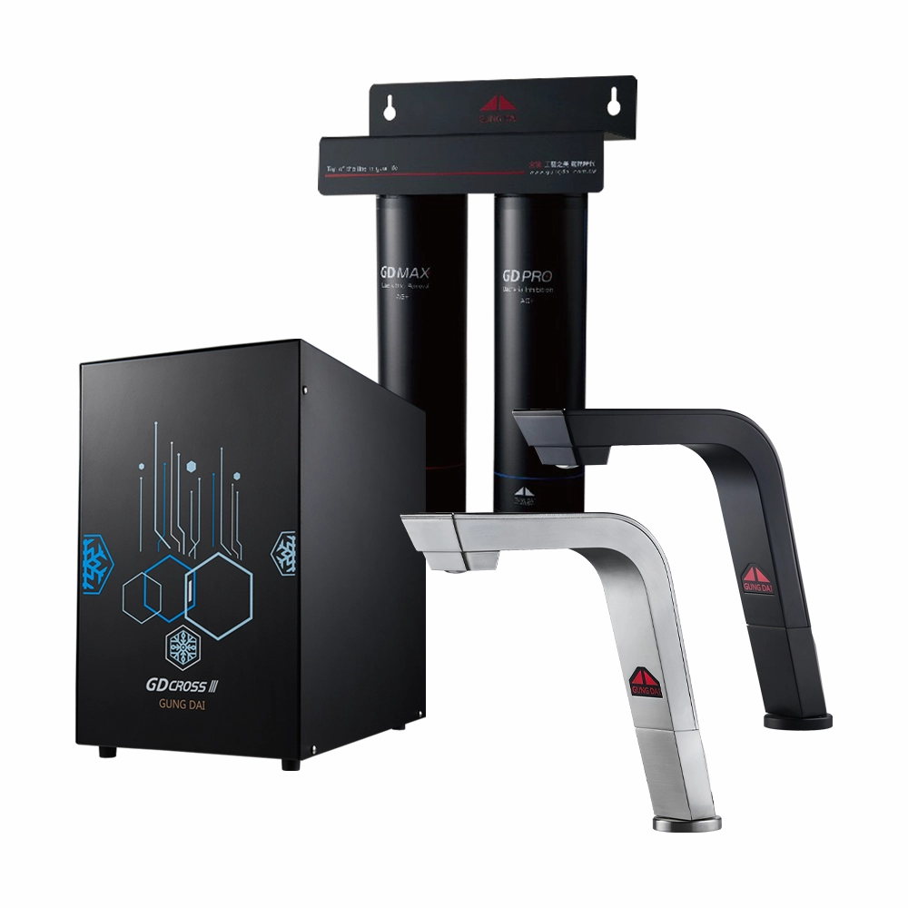 【歡迎私訊驚喜價】宮黛GD-CROSS III 新廚下全智慧互動式三溫飲水機+搭配原廠二道淨水器【含安裝/可分24期】