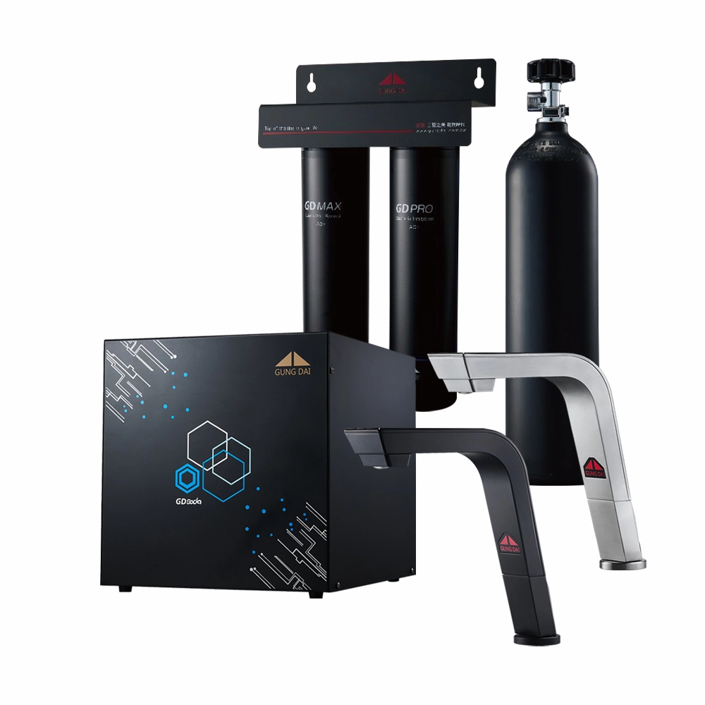 【歡迎尋問驚喜價】宮黛GD-SODA 廚下型 智慧飲水機(冰+冷+熱+氣泡水)+搭配原廠二道淨水器【免費安裝】【24期零利率】