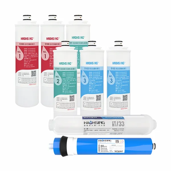 豪星 快拆式 五道RO機 一年份濾心(含第四道RO膜)【原廠濾心】