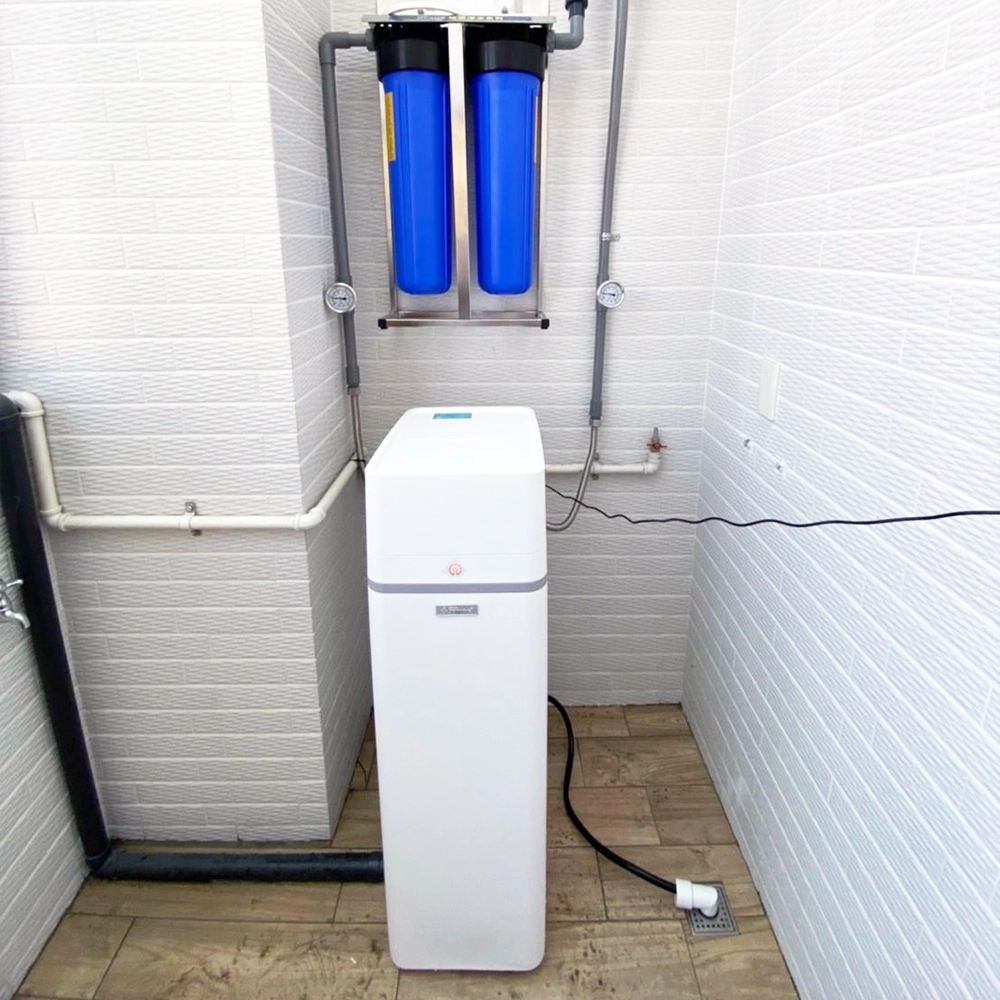 【歡迎私訊驚喜價】AQ-150S 全戶軟水機+20吋大胖2道【不鏽鋼】腳架型過濾器【含裝】