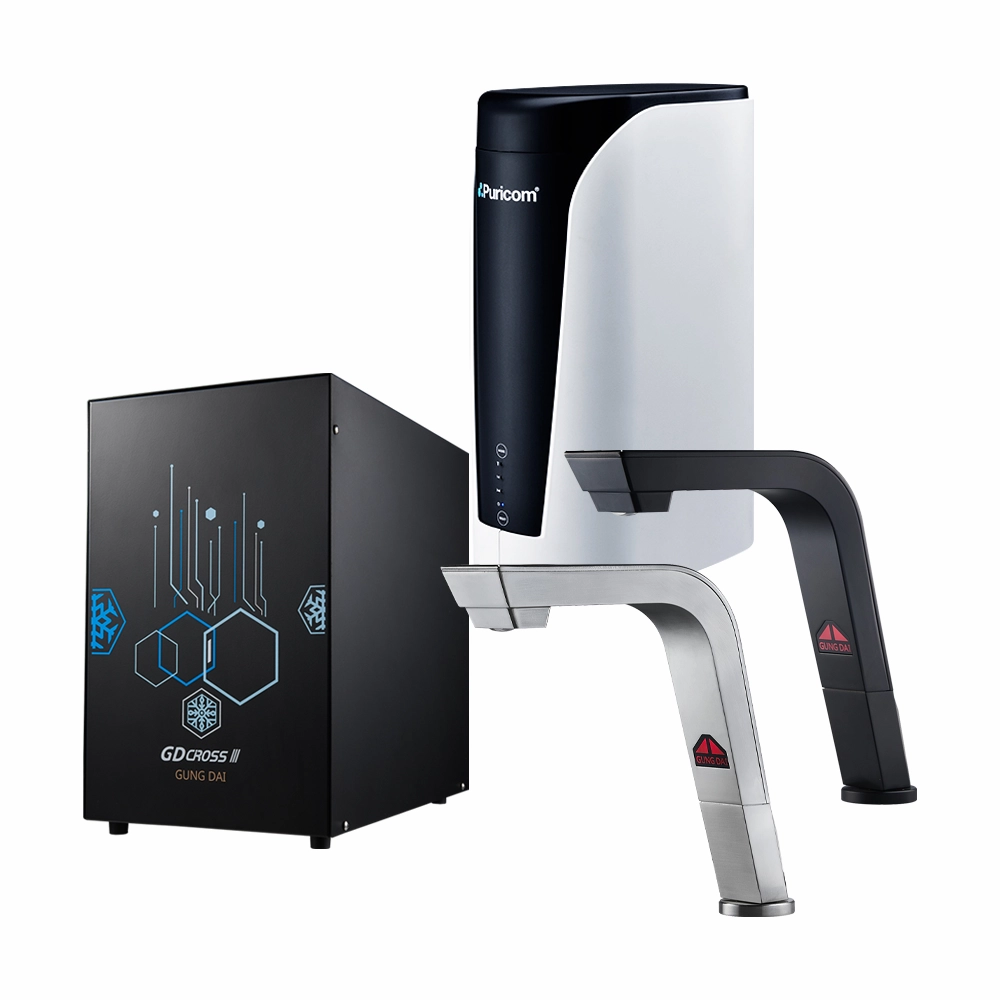 宮黛GD-CROSS III 新廚下全智慧互動式三溫飲水機搭配普家康 CDA-DM 600G直輸機【免費安裝】【24期零利率】