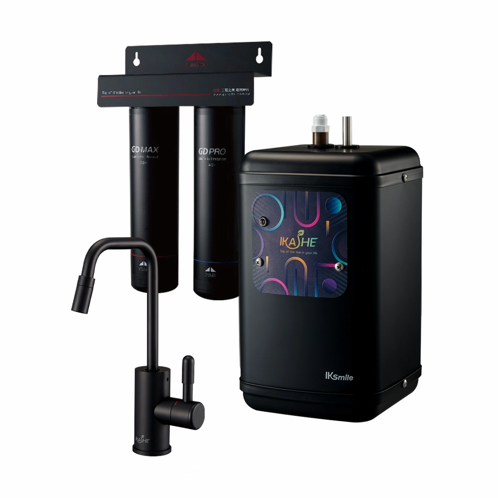 【歡迎尋問驚喜價】IK-Smile 廚下型 雙溫飲水機+搭配原廠二道淨水器【免費安裝】【6期零利率】