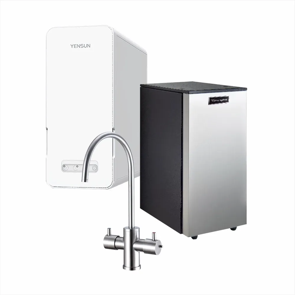 Gleamous 格林姆斯 K700 雙溫廚下加熱器【316L不鏽鋼龍頭】+元山YS-8061 直輸機【含安裝】【6期零利率】