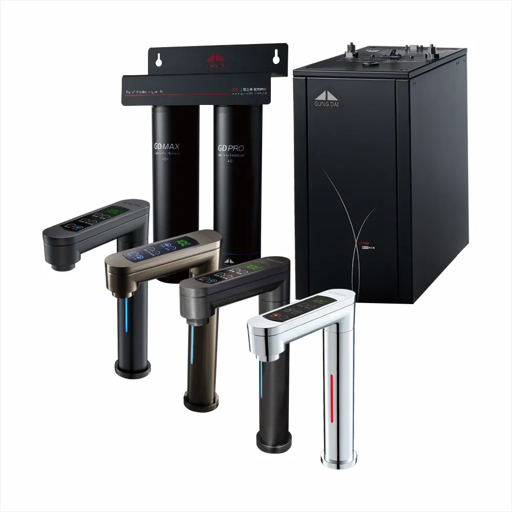 宮黛GD-600 節能可控溫 雙溫廚下型飲水機搭配原廠二道淨水器【免費安裝】【6期零利率】