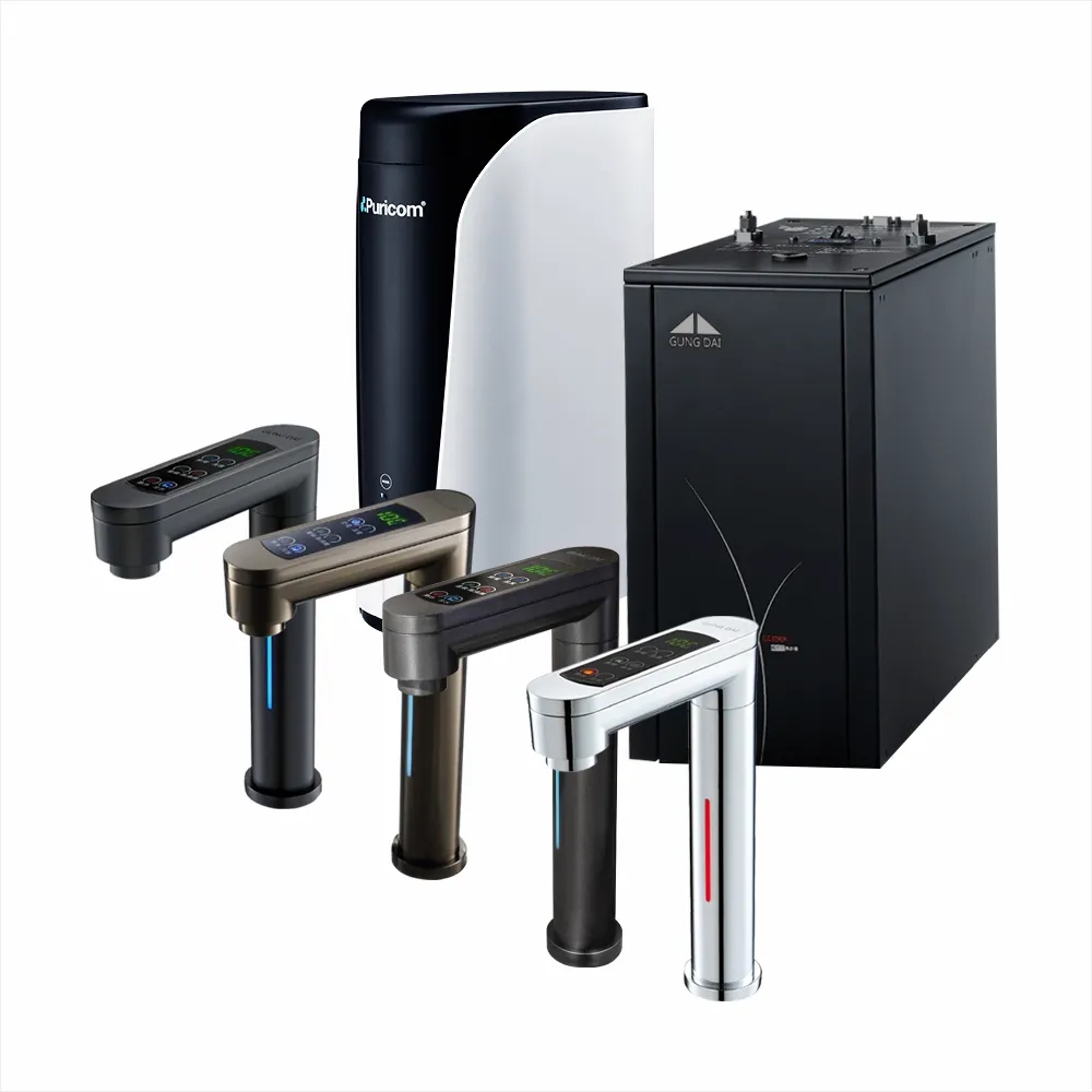 宮黛GD-600 節能可控溫 冷熱二溫廚下型飲水機+搭配普家康CDA直輸機【免費安裝】