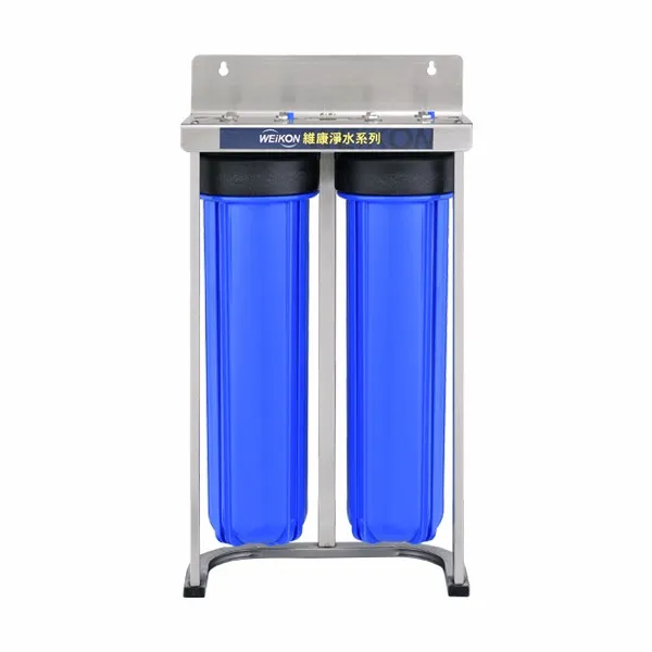 20吋大胖2道【不鏽鋼】腳架型水塔過濾器( 附板手/不含濾心）