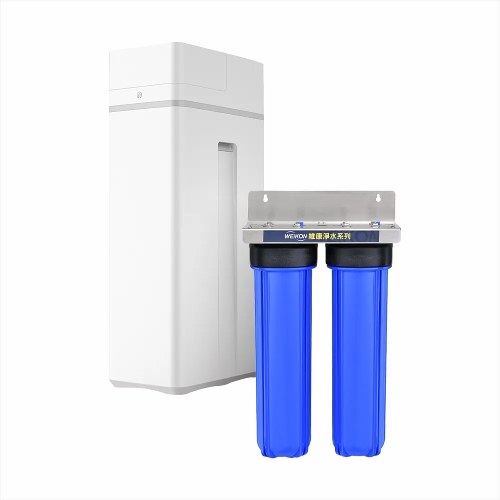 【歡迎私訊驚喜價】AQ-150S 全戶軟水機+20吋大胖2道【不鏽鋼】腳架型過濾器【含裝】