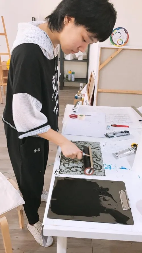 【體驗】【一人成團】版畫體驗/初學者可/帶走五幅作品/凸版/雙人送帆布袋