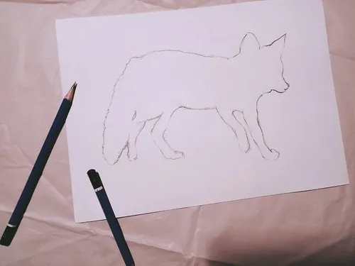 【體驗】一人成團/夢幻星空剪影 水彩畫驗驗/兩張作品/初學者可