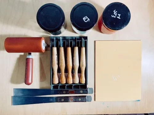 【體驗】【一人成團】版畫體驗/初學者可/帶走五幅作品/凸版/雙人送帆布袋