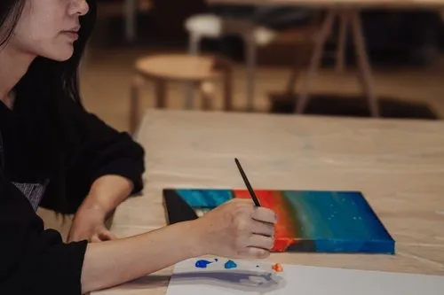 【體驗】一人成團/來畫畫吧 壓克力繪畫體驗/單堂課完成/可自選圖