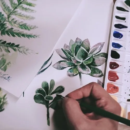 【體驗】一人成團 療癒植物水彩畫 享受畫筆與顏料的樂趣