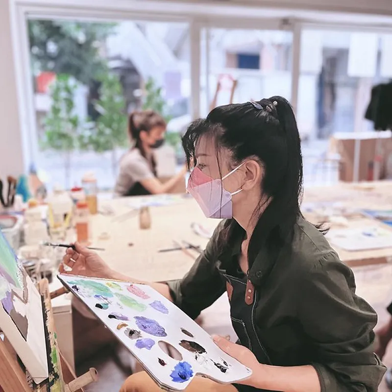  【體驗】【一人成團】來畫畫吧! 油畫創作體驗/單堂課完成/可自選圖/初學者可