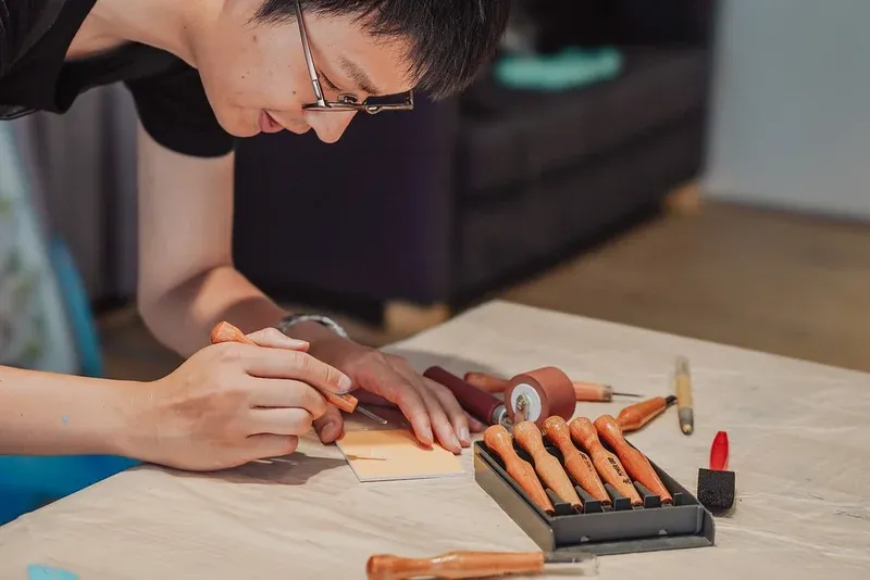 【體驗】【一人成團】版畫體驗/初學者可/帶走五幅作品/凸版/雙人送帆布袋