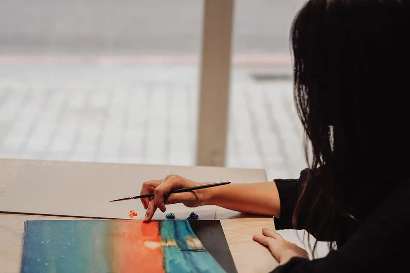 【體驗】一人成團/來畫畫吧 壓克力繪畫體驗/單堂課完成/可自選圖