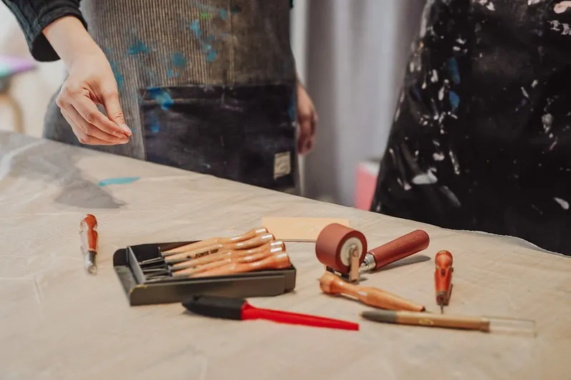 【體驗】【一人成團】版畫體驗/初學者可/帶走五幅作品/凸版/雙人送帆布袋