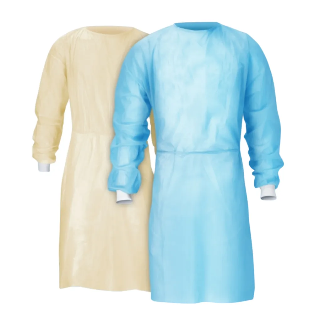 蓓莉雅BELIA 成人拋棄式隔離衣 10入/包 醫療用衣物 醫療用隔離衣 一次性防護衣 反穿隔離衣 醫用無紡布藍色手術衣 防護衣
