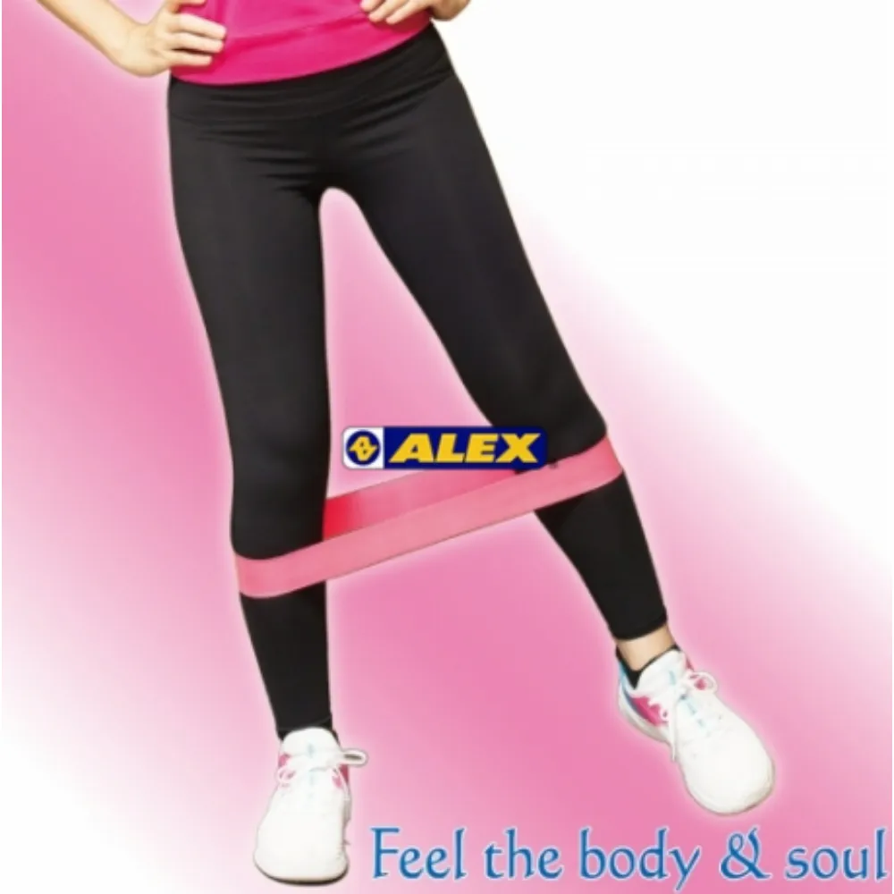 ALEX  環狀彈力圈(只)桃紅/紫/藍