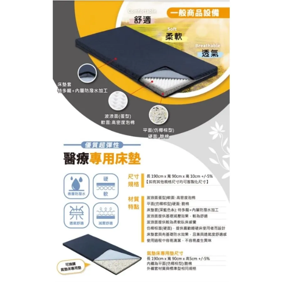 立明  LM-223 三馬達電動床 鐵網 木飾床頭板 居用照顧床 電動護理床 電動醫療床 醫院床 病床