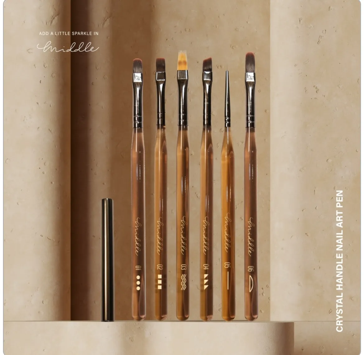 Middle 【預購】Middle 凝膠筆套組 01-06