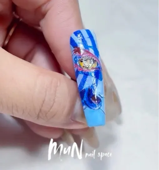 鬼滅之刃猗窩座-造型彩繪甲