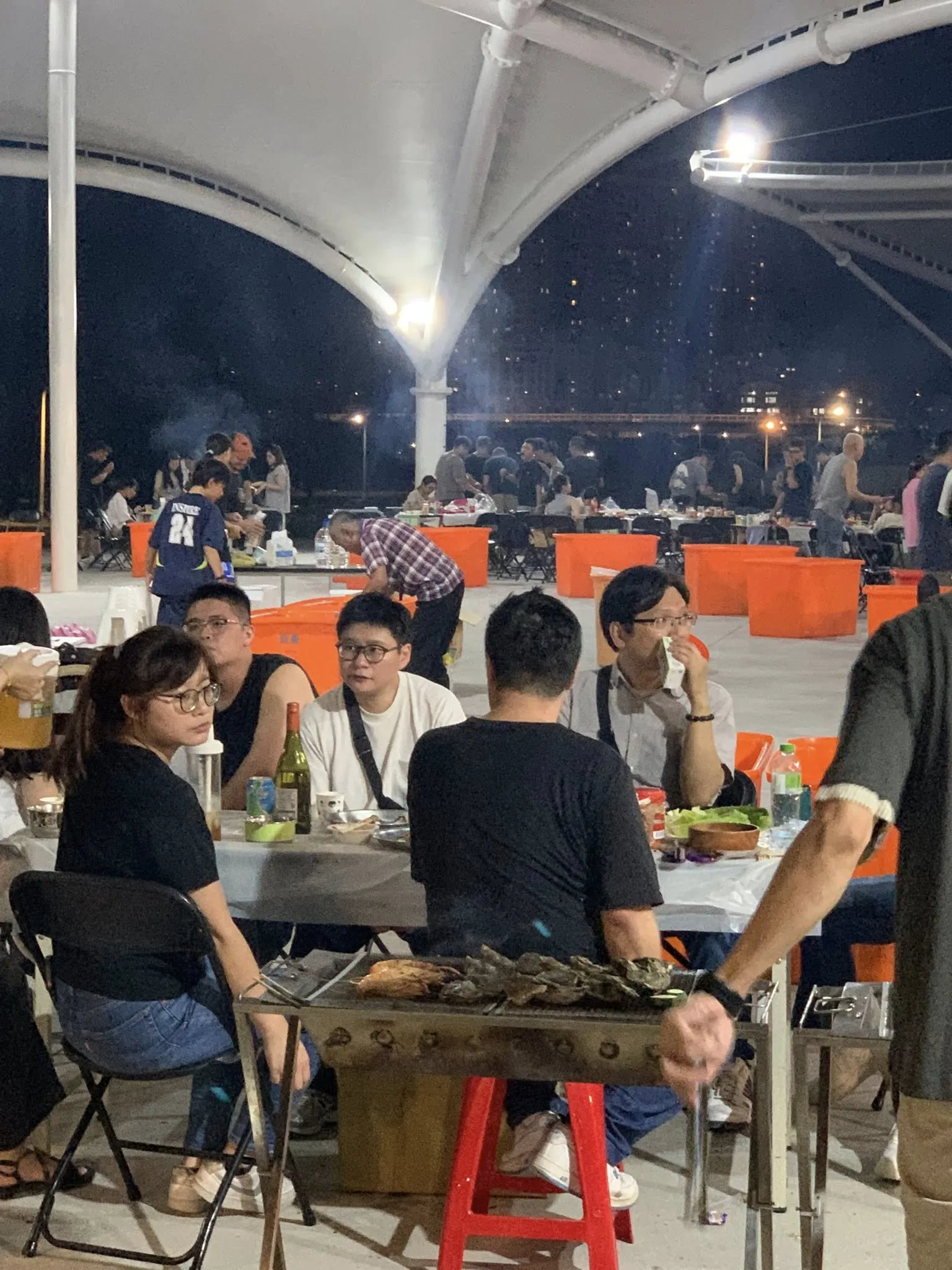 華中露營區北歐二處中秋晚會啤酒車