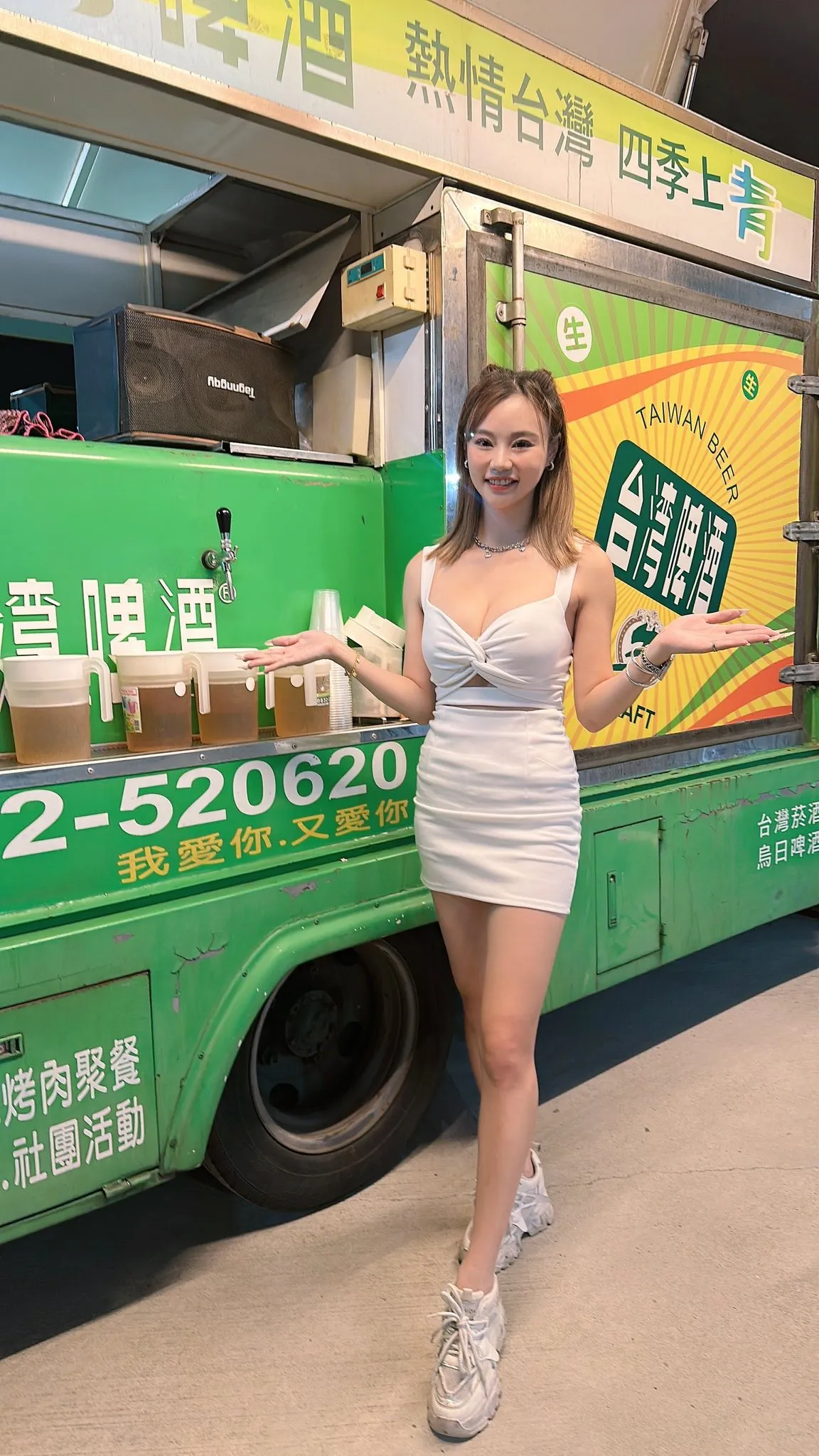 華中露營區北歐二處中秋晚會啤酒車