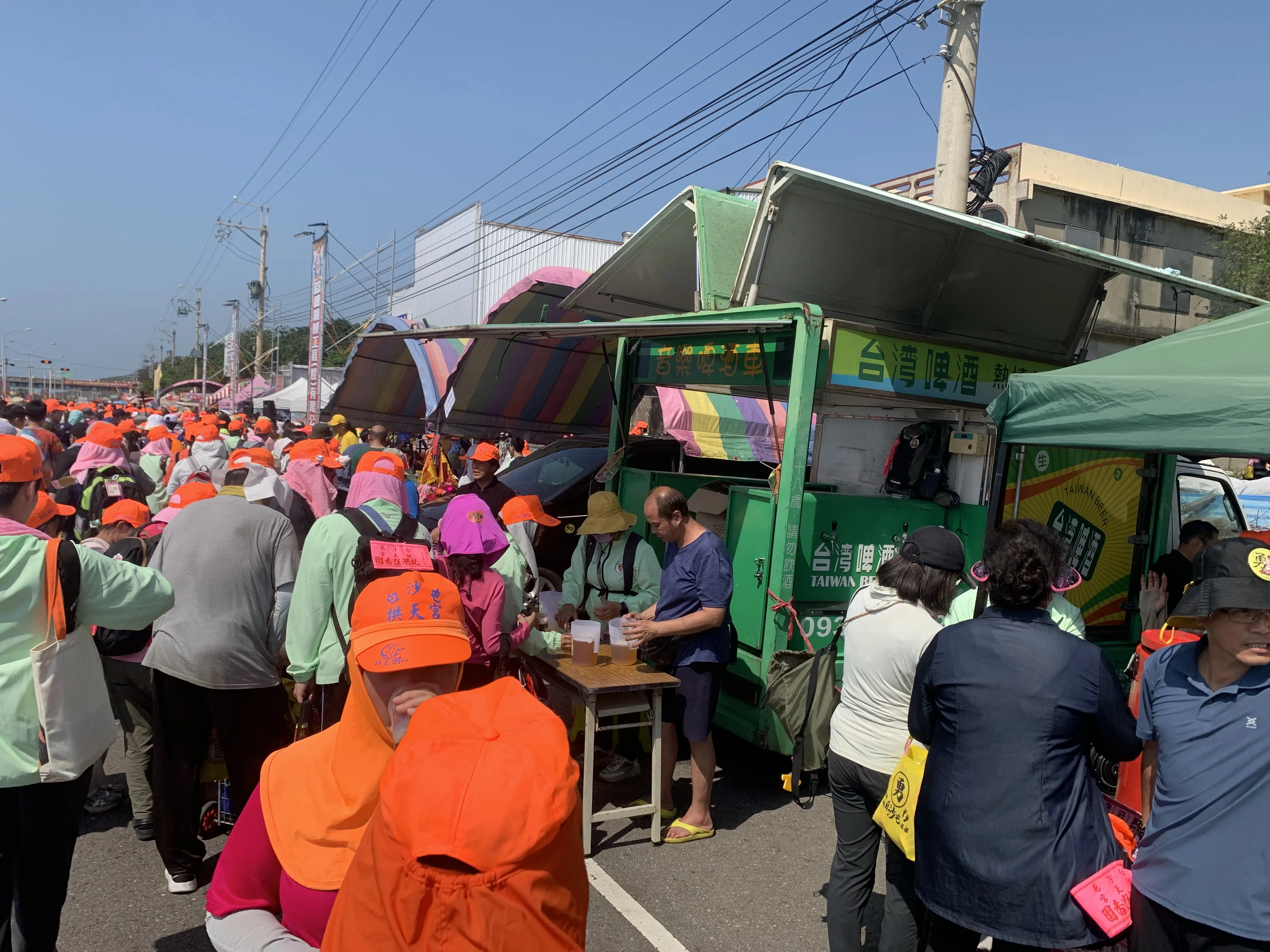 2026 白沙屯拱天宮北港進香活動啤酒車