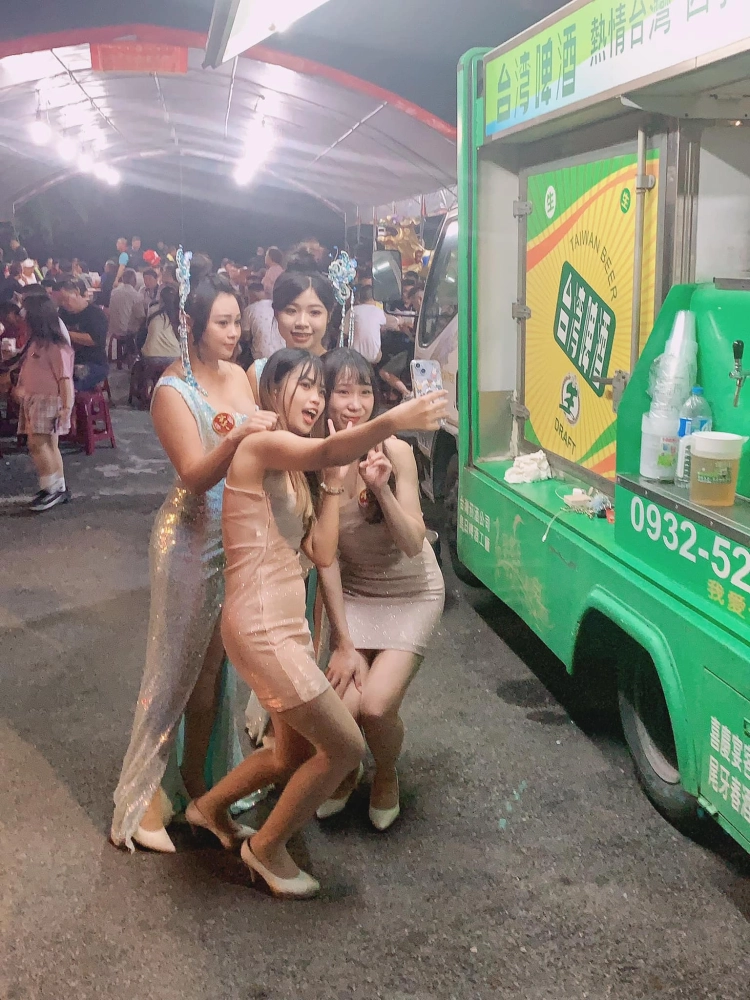 竹山天通宮 恭祝 王母娘娘聖誕千秋｜宮廟啤酒車