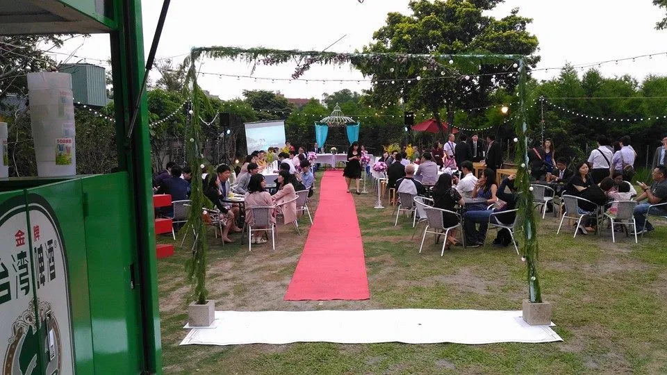 藍陽花園 戶外歐式婚禮｜婚宴啤酒車