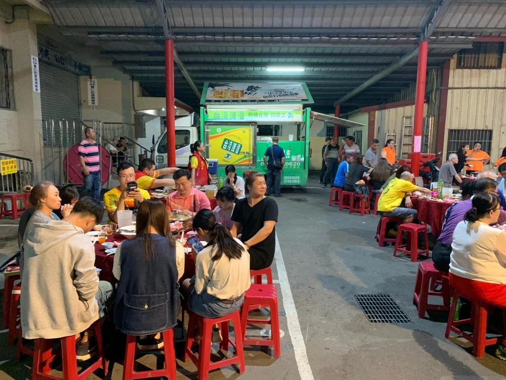 潭子 天虚宮 蘇府王爺 聖誕慶典｜慶典啤酒車