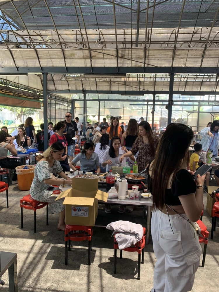 台灣佳能公司 烤肉聯誼活動餐會 社花園｜餐會啤酒車