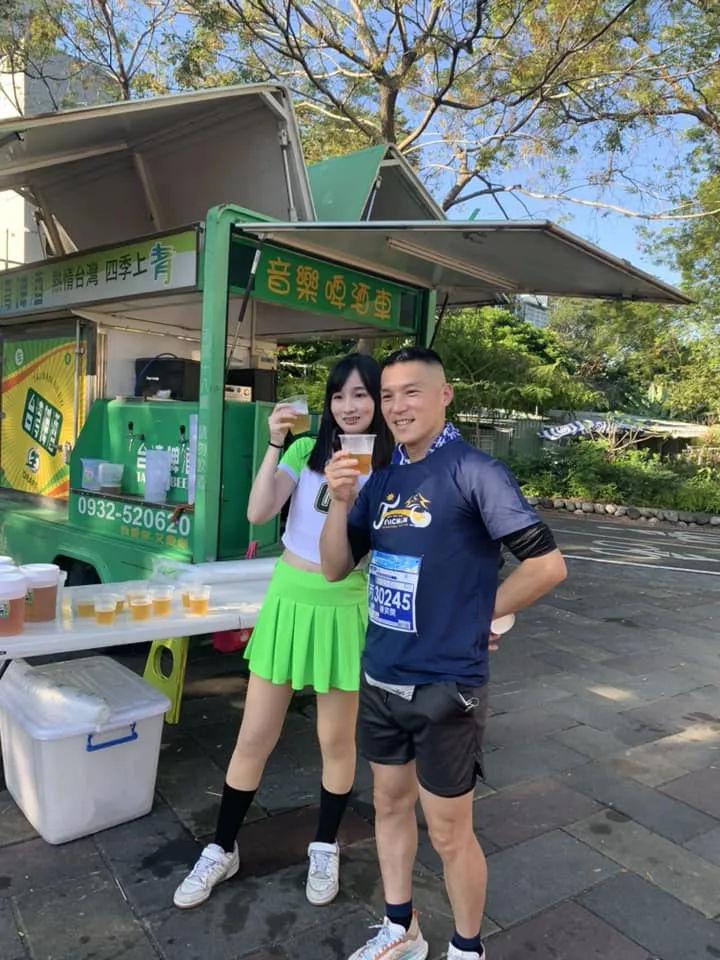 東豐自行車綠廊 路跑活動｜活動啤酒車