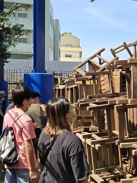 石柳國中社區研習 課桌椅翻修