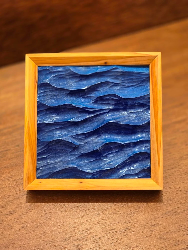手刻海浪