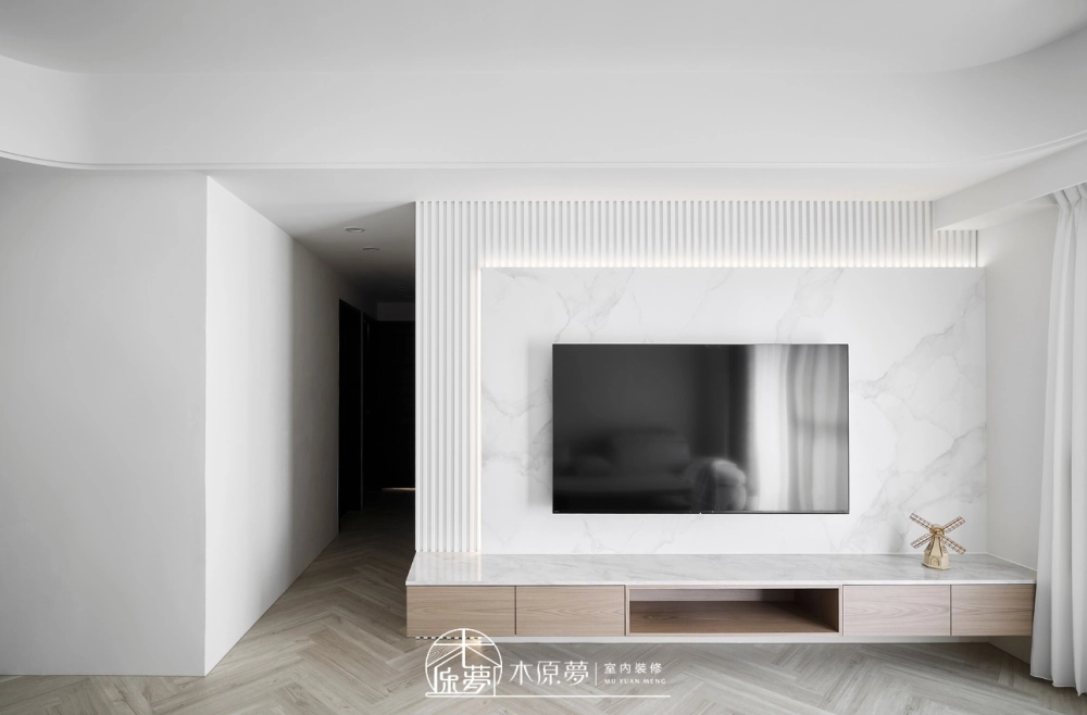 新北三峽 質感大理石紋簡約風