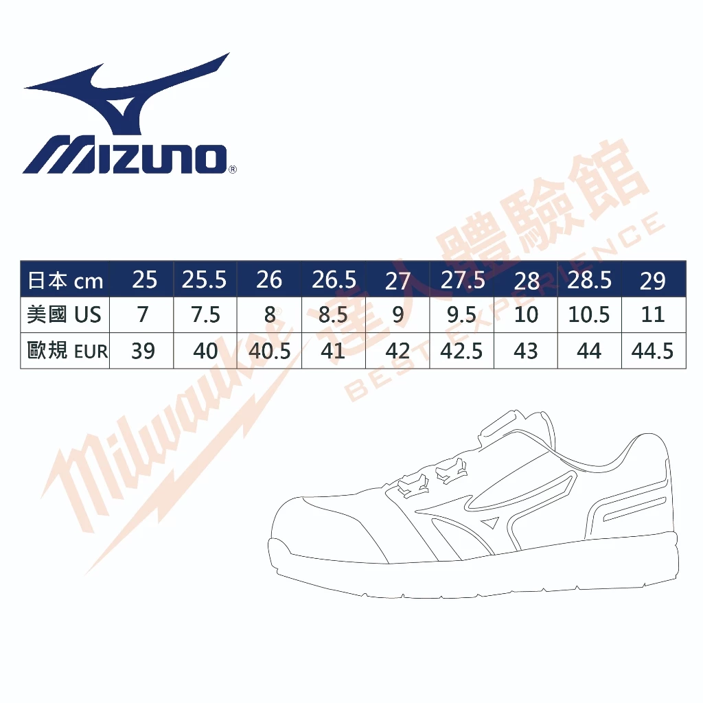 【飆破盤】MIZUNO 美津濃 安全鞋 F1GA233609 VH 網布透氣款 工作鞋 安全防護鞋 防滑 3E寬楦