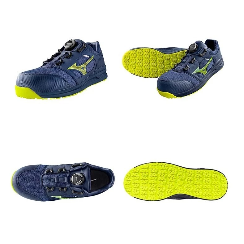 【飆破盤】MIZUNO 美津濃 安全鞋 F1GA225214 美津濃 輕量工作鞋 防護鞋 魔鬼氈款 塑鋼頭