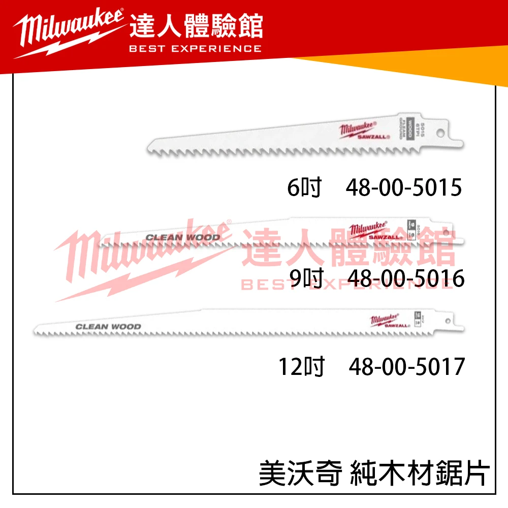 【飆破盤】 美沃奇 Milwaukee 米沃奇 純木材鋸片