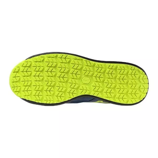 【飆破盤】MIZUNO 美津濃 安全鞋 F1GA247614 黃底藍身藍勾黃框 工程鞋 鞋子 工程 保護