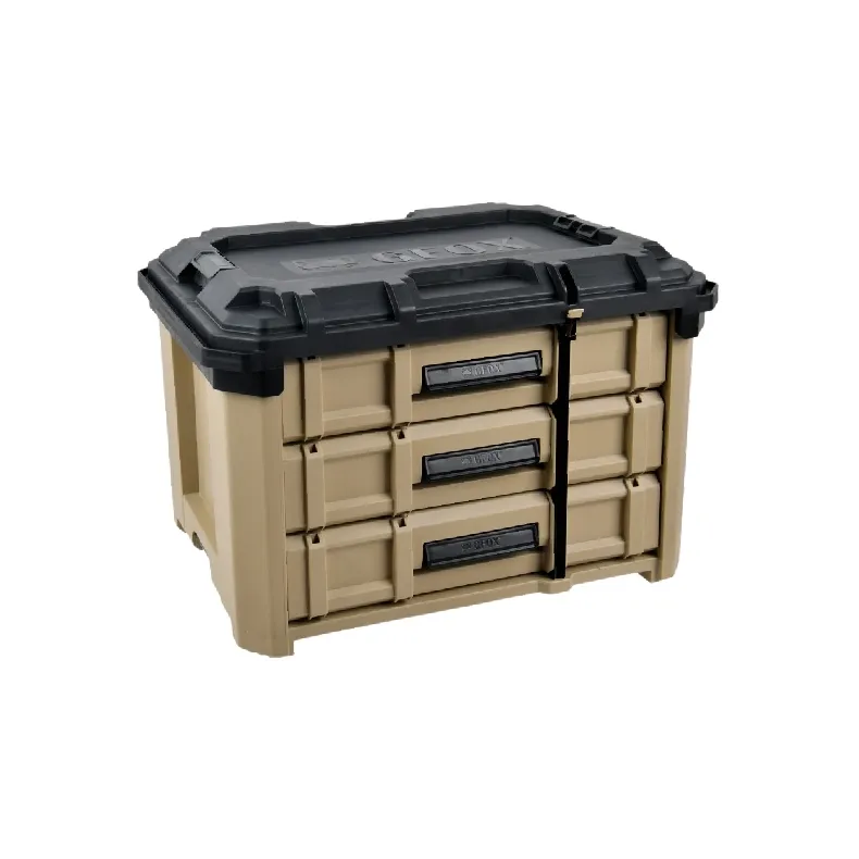 【飆破盤】風霸 GFOX GB-013 三抽屜箱 配套箱 收納箱 配套 工具收納 五金 拖車工具箱