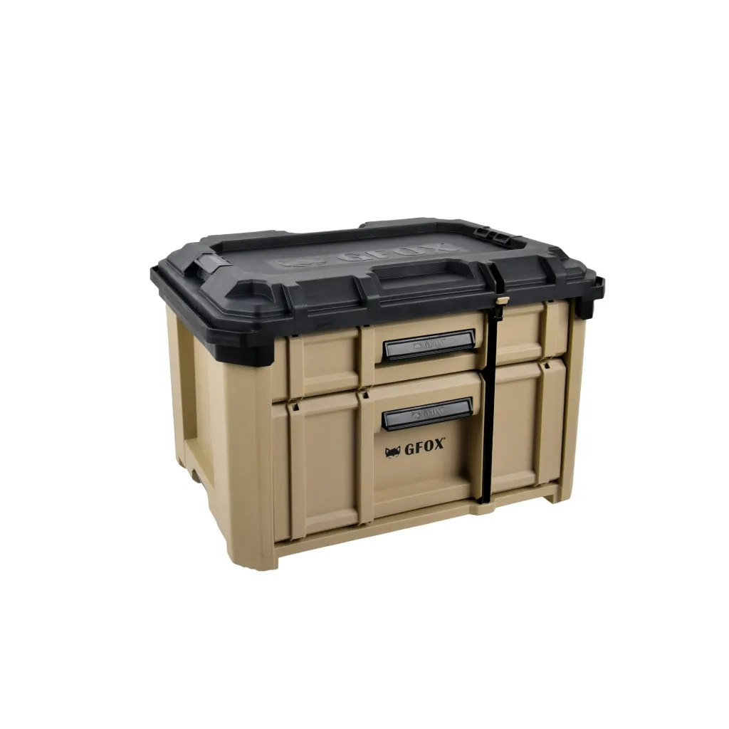 【飆破盤】風霸 GFOX GB-012 雙抽屜箱 配套箱 收納箱 配套 工具收納 五金 拖車工具箱