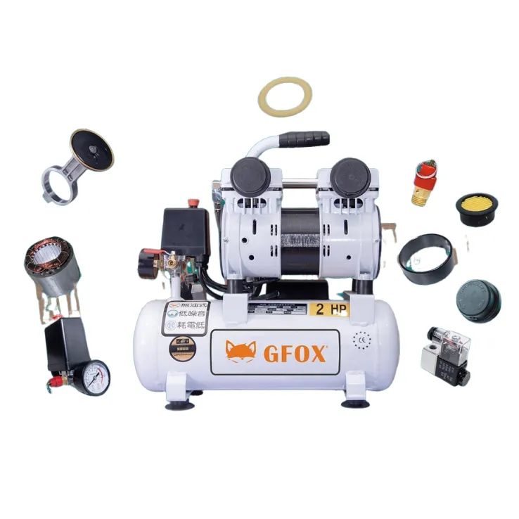 【飆破盤】GFOX 風霸 鋁桶無油空壓機 10L OF-850-10AL 10公升 2.5HP 工業 家用