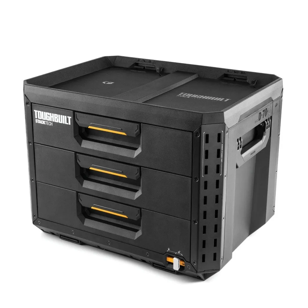【飆破盤】TOUGHBUILT 托比爾 TB-B1-D-70-3 STACKTECH 抽屜式工具箱XL 三抽 配套 收納